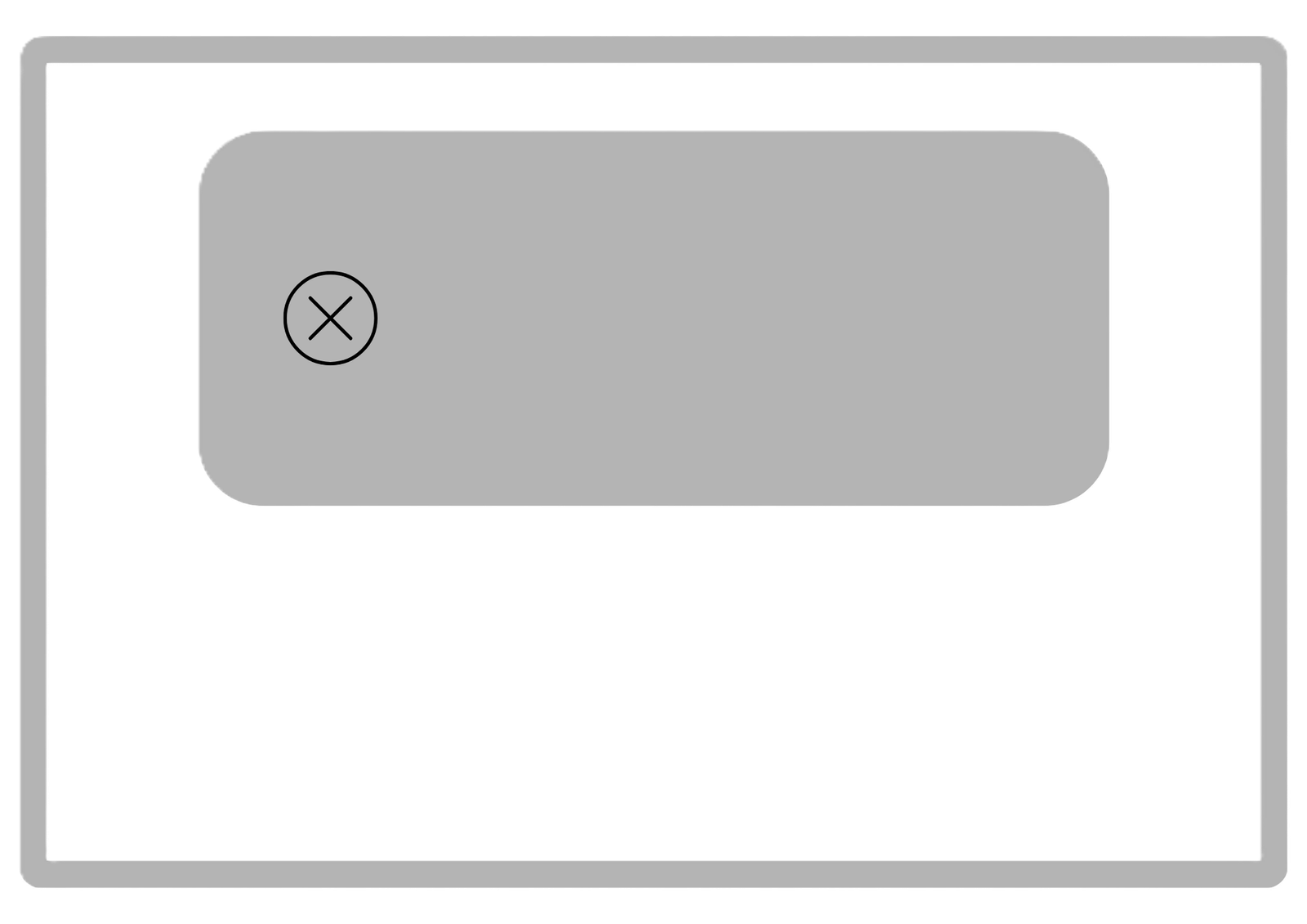 rectángulo precio gris